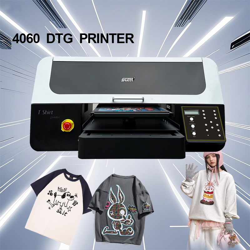 Commercial Printing Machine For Clothes - 티셔츠 디지털 프린터 4060 모델 XP600/I1600A1/I3200A1*2