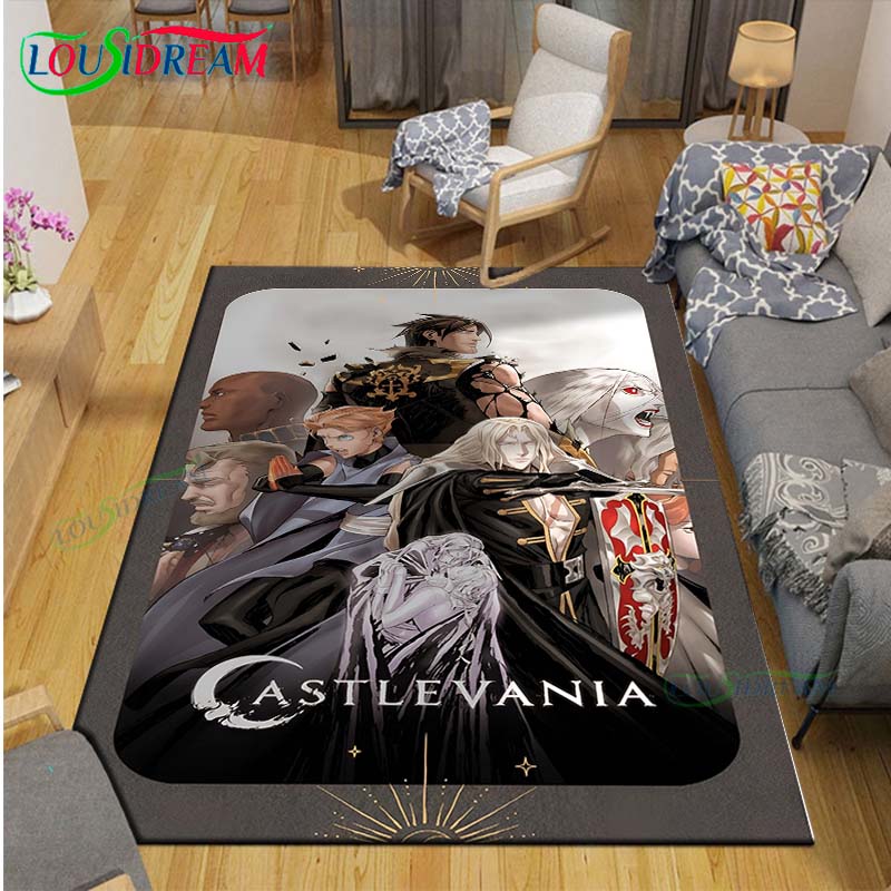 Commercial Printing Inc - 게임 C-Castlevania 드라큘라 카펫 침실 장식