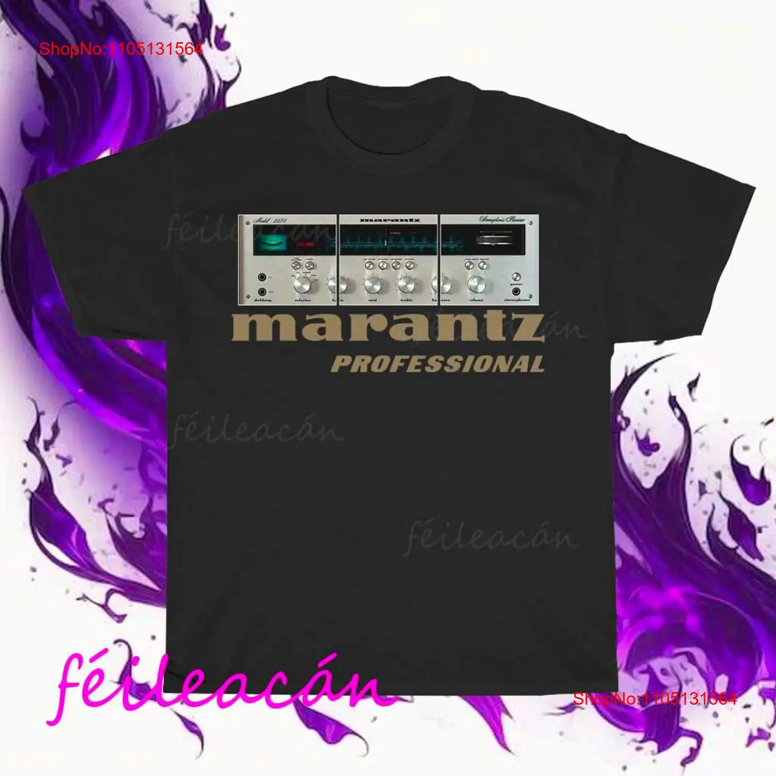 Company Profile Printing - 새로운 마란츠 앰프 로고 아메리칸 티셔츠