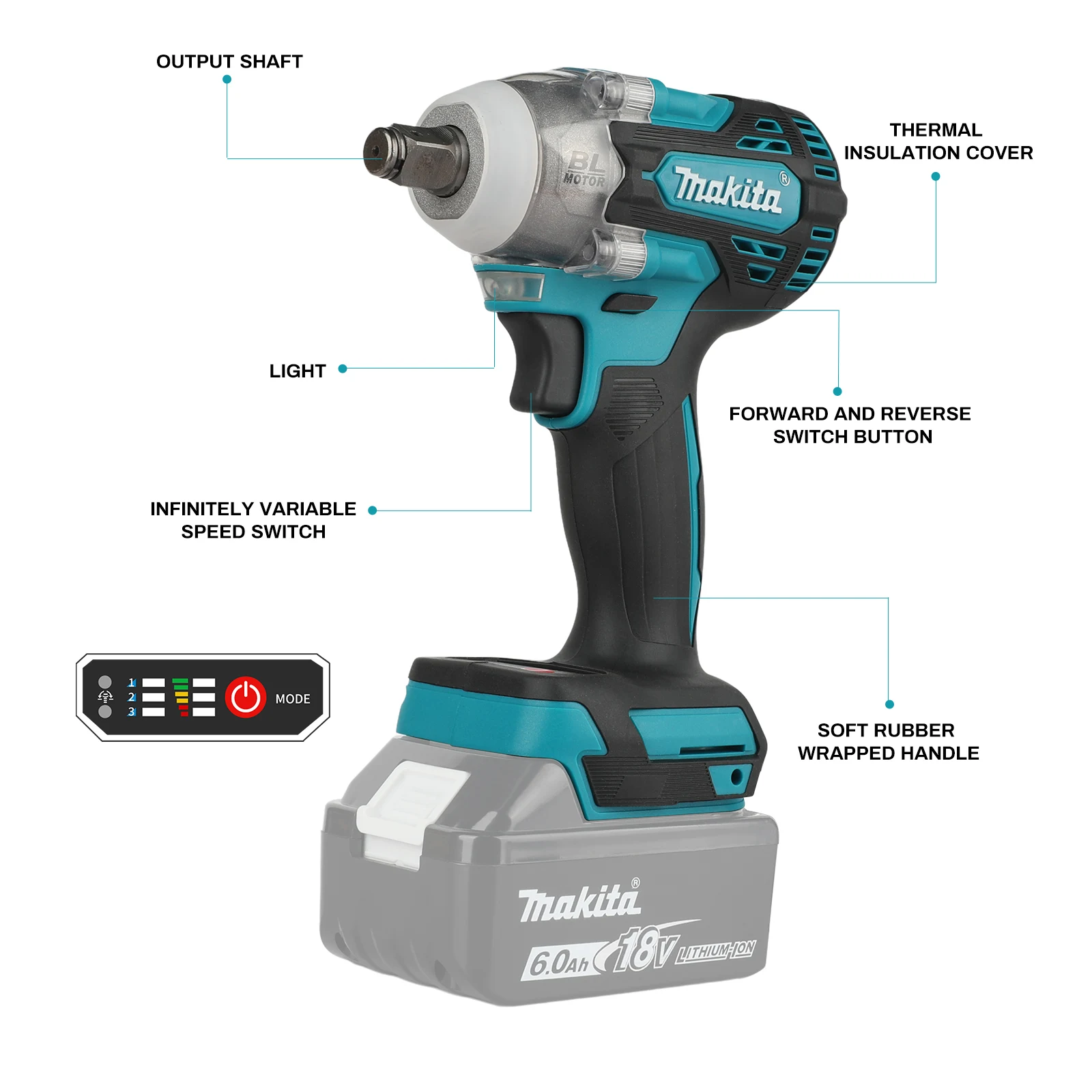 마키타 DTW300 무선 임팩트 렌치: 내장형 LED  - Makita Drill Dtw300 리뷰 및 가격