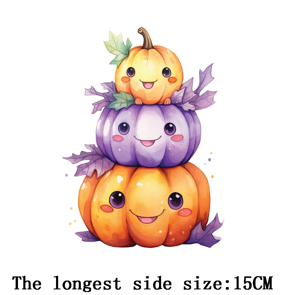 어린이 의류 스티커 만화 할로윈 카와이 호박 다리미,  - Printable Heat Transfer Vinyl 리뷰 및 가격