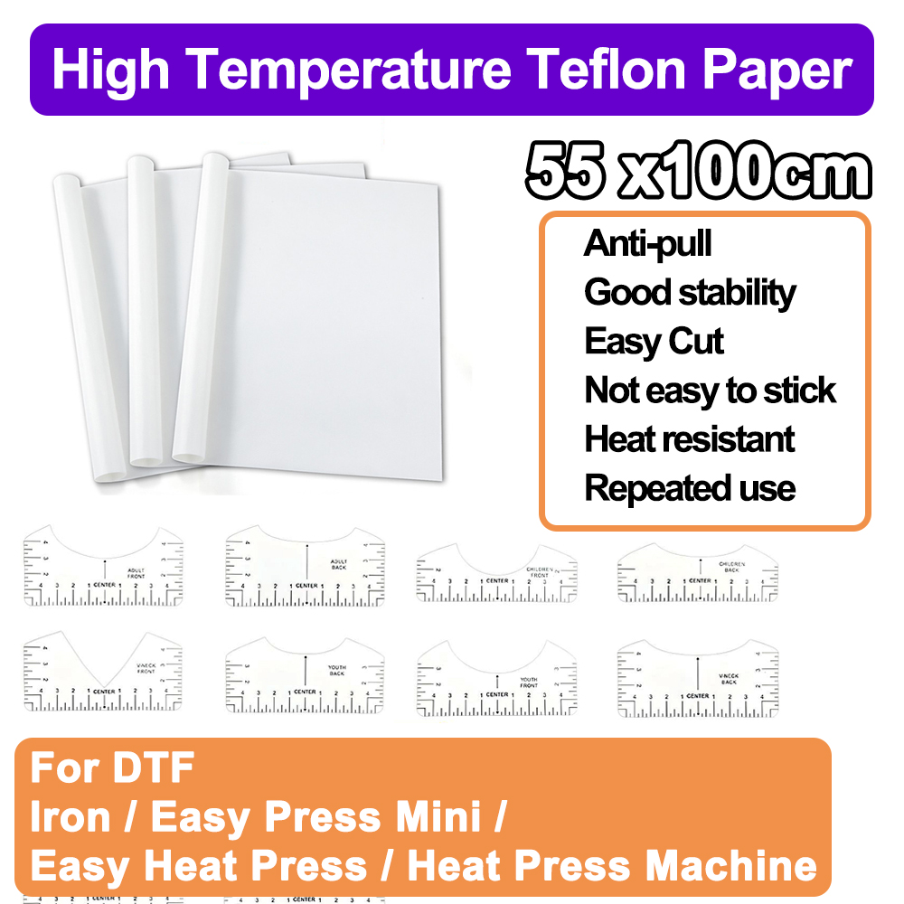 Teflonning DTF 열 프레스 기계용 고온 내성 - Printable Heat Transfer Vinyl 리뷰 및 가격