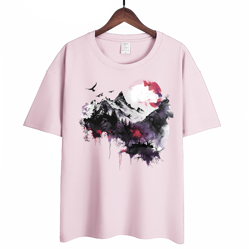 25cm 스노우 마운틴 풍경 여성용 열전달 스티커 남성 - Printable Heat Transfer Vinyl 리뷰 및 가격
