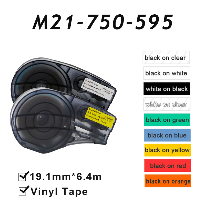 멀티 컬러 M21-750-595 자체 접착 비닐 라벨  - Commercial Vinyl Printing 리뷰 및 가격