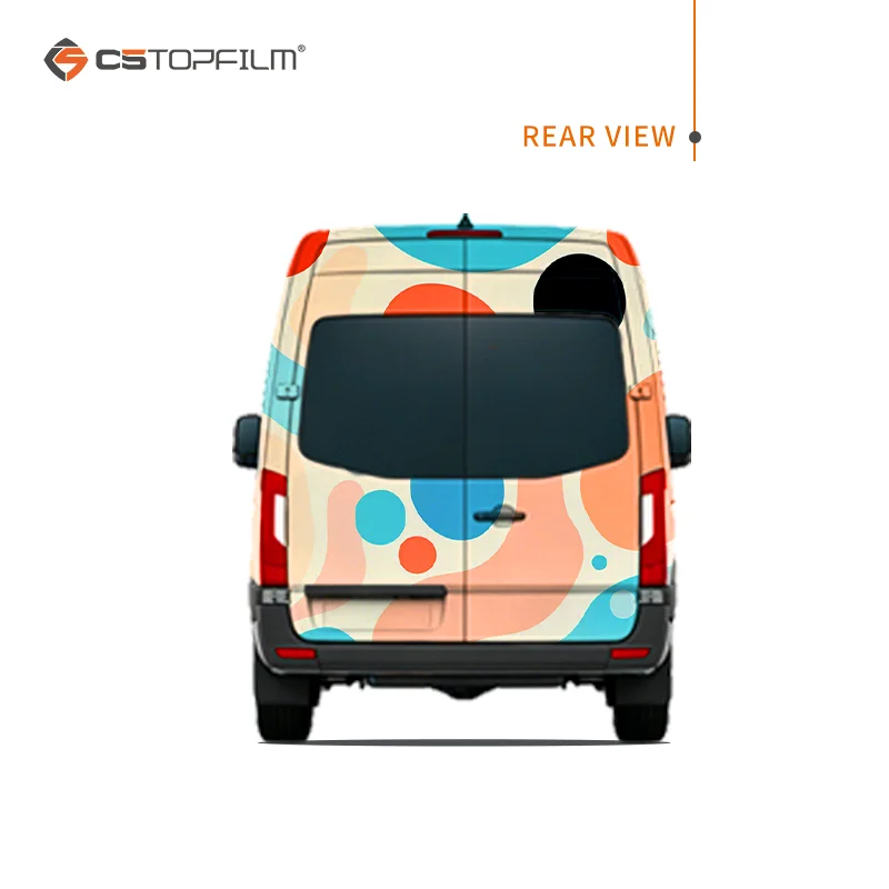 맞춤형 디자인으로 제작된 차량 광고용 비닐 랩, 다채로 - Commercial Wrap Printing 리뷰 및 가격