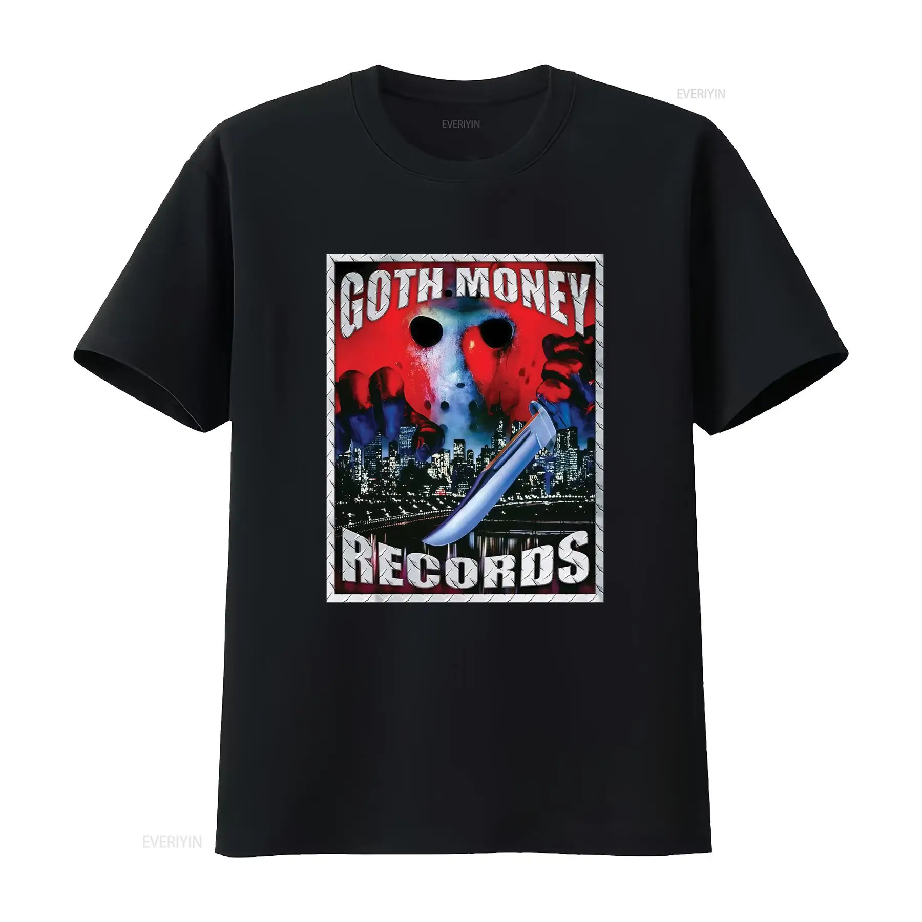 Goth Money Records 제이슨 로고 티셔츠  - Company Profile Printing 리뷰 및 가격