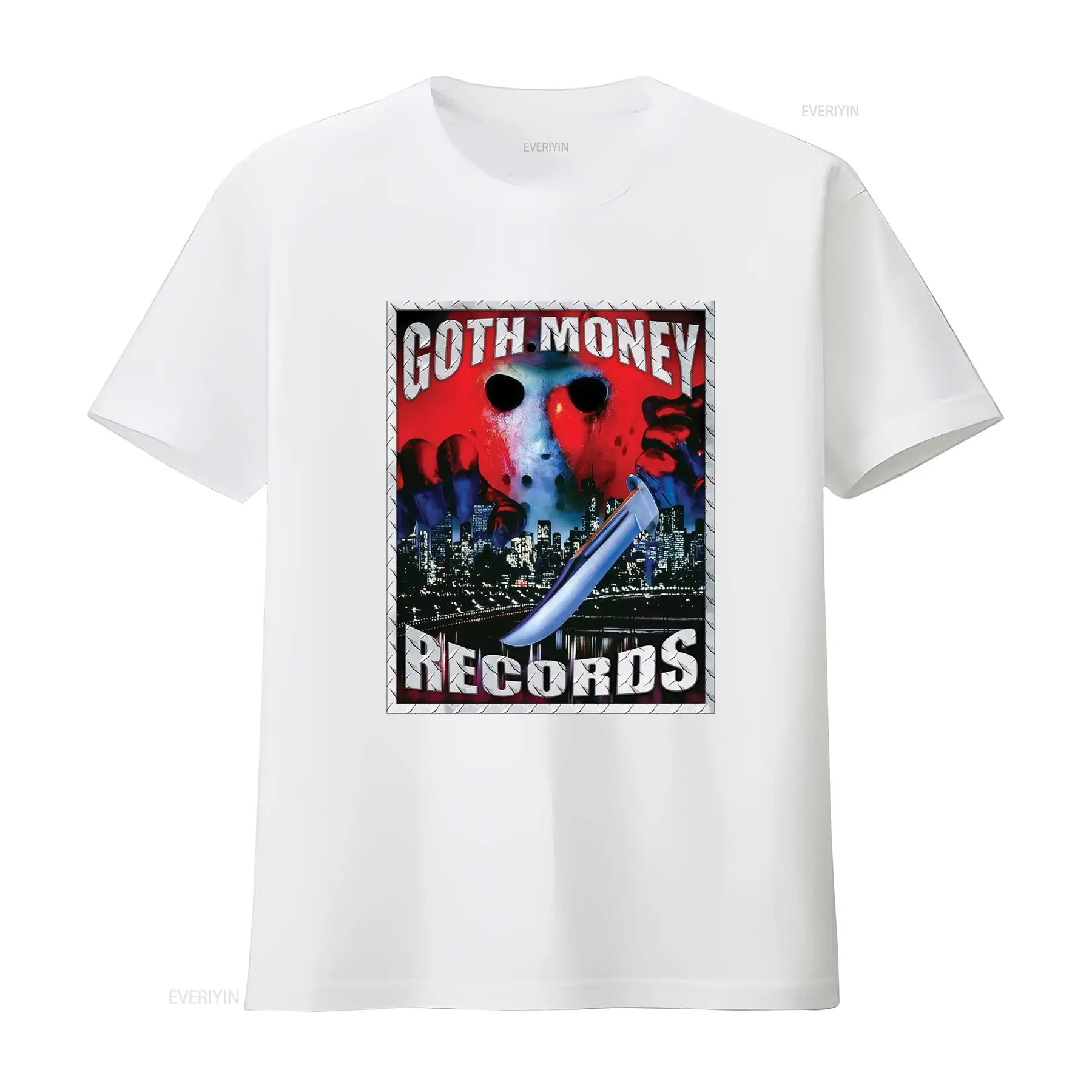 Goth Money Records 제이슨 로고 티셔츠  - Company Profile Printing 리뷰 및 가격