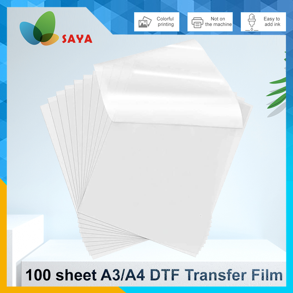 50/100 Pcs DTF 필름 A3/A4 양면 접착  - Printable Heat Transfer Vinyl 리뷰 및 가격