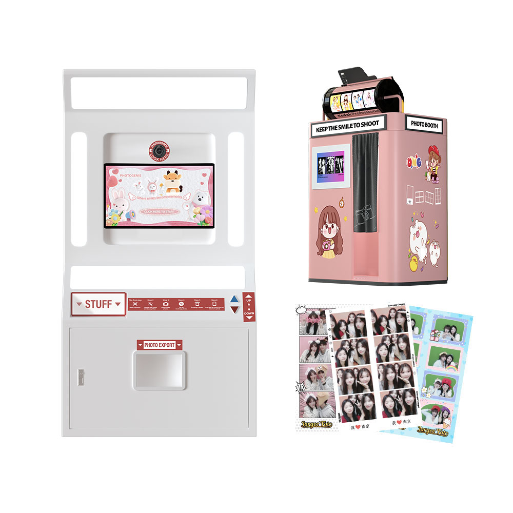 셀프 서비스 사진 부스 터치스크린 즉석 인화 사진 부스 - Commercial Printing & Packaging Pvt Ltd Photos 리뷰 및 가격