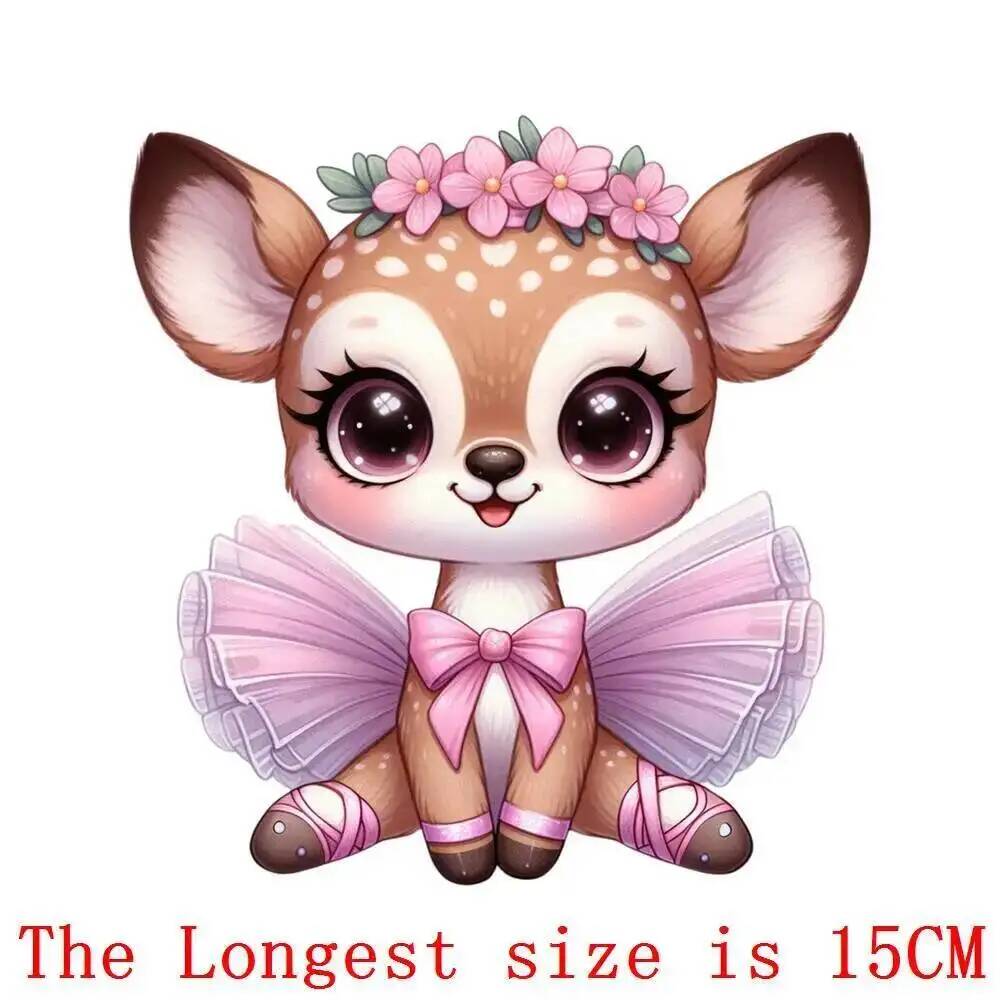 15cm 귀여운 댄스 동물 공주 철 의류에 대 한 열  - Printable Heat Transfer Vinyl 리뷰 및 가격